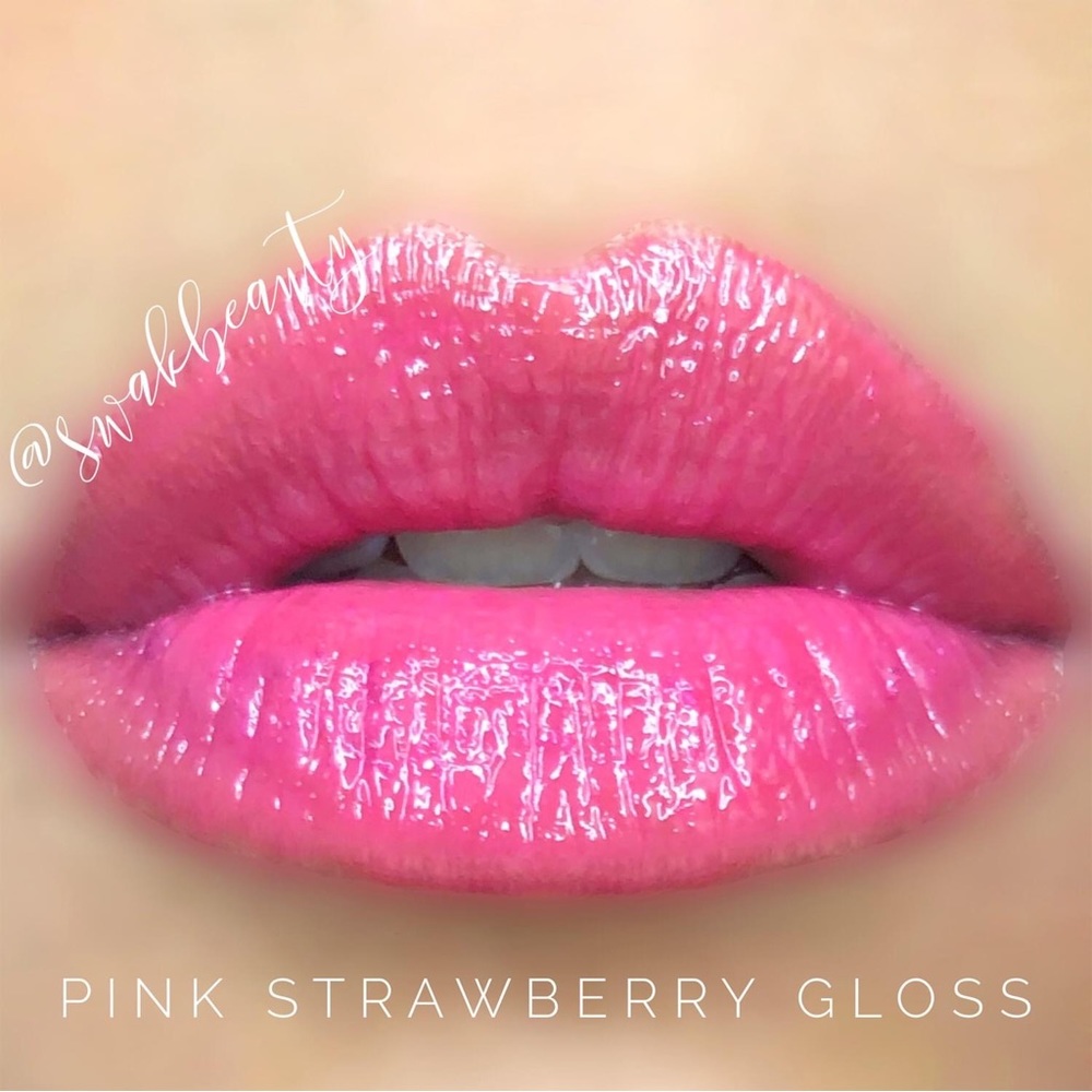 Pink Strawberry Gloss- LipSense- bright pink, a great color for spring!